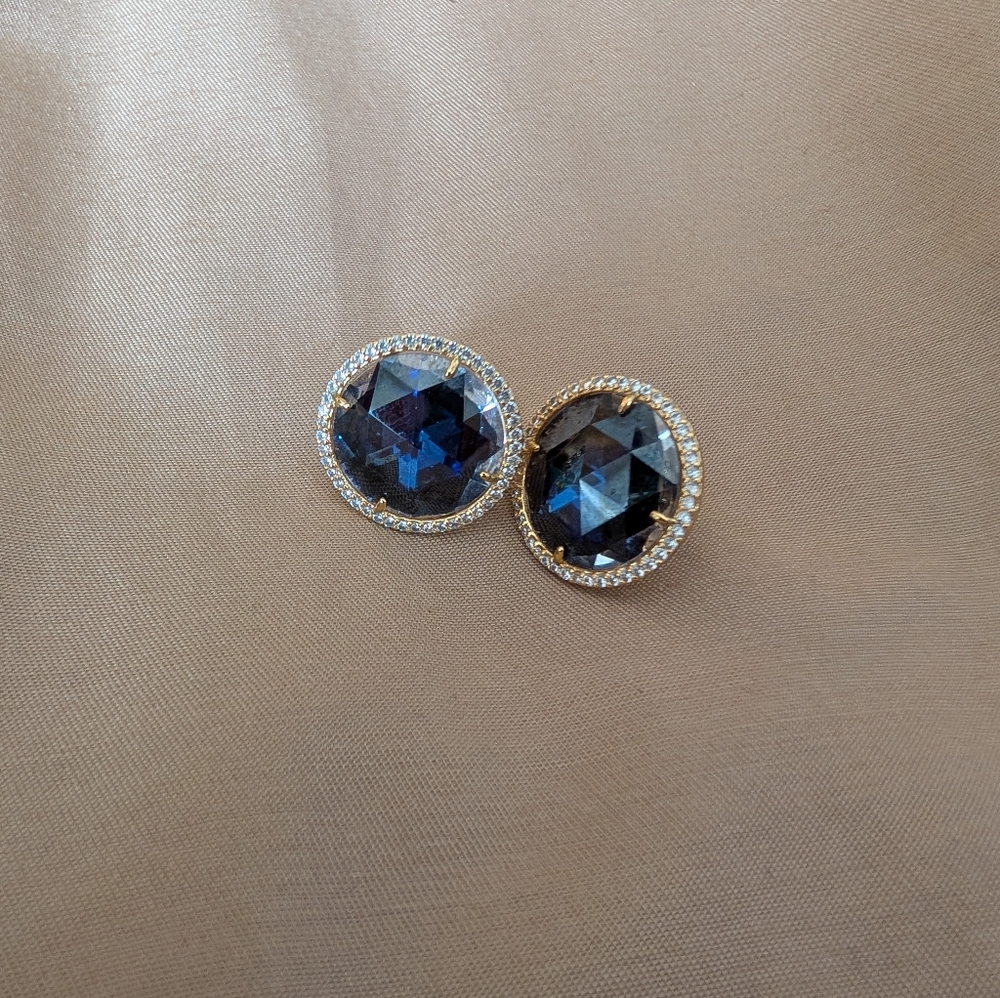kate spade | She Has Spark Blue Stud Earrings